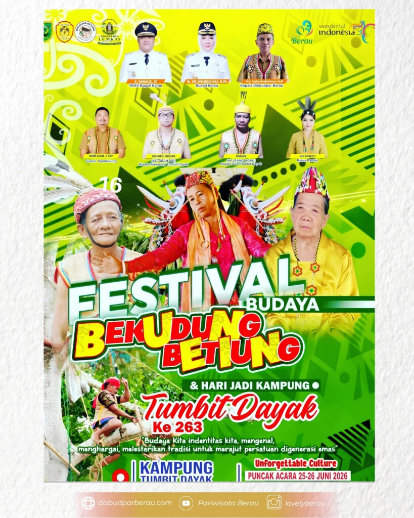 Juni 2026, Berau Siapkan Dua Agenda Unggulan Budaya dan Pariwisata