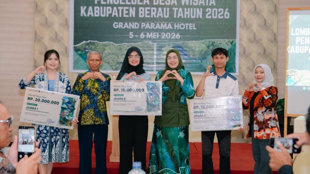 Lomba Pokdarwis sebagai Pengelola Desa Wisata Kabupaten Berau Tahun 2026 Berlangsung Meriah